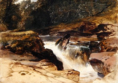 ガートネスの壺」、ドライメン、スタリングシャー、1830年頃（油彩・パネル 作： Edwin Landseer