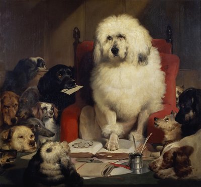 陪審員裁判」（1840年頃）（油彩・キャンバス 作： Edwin Landseer