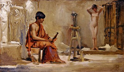 アーティストのモデル 作： Edwin Longsden Long