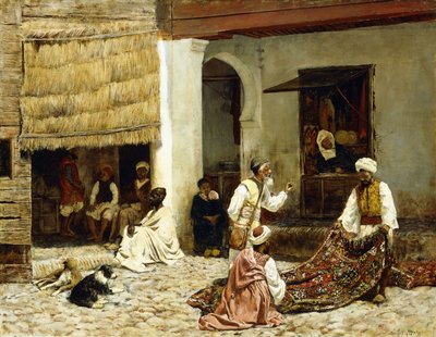 タンジールのラグバザール 作： Edwin Lord Weeks