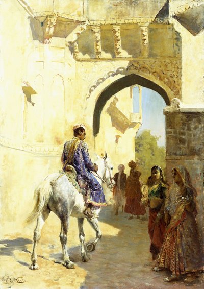 アラブのシーン、1884-89 作： Edwin Lord Weeks