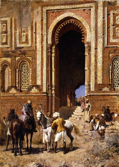 アラウディンの門、オールドデリー、19世紀後半 作： Edwin Lord Weeks