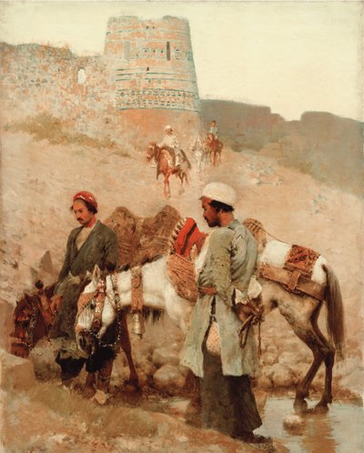 ペルシャ旅行、1895 作： Edwin Lord Weeks