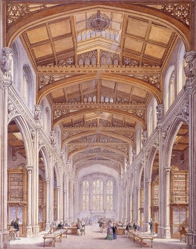 ギルドホール図書館、ロンドン、1872 作： Edwin Thomas Dolby
