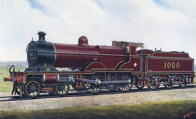 エデン渓谷に沿って: ミッドランド鉄道の Deeley Compound Engine 1000 作： Edwin Thomas Rudd