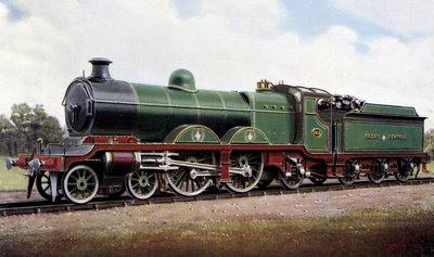 蒸気機関車 264、イギリスの中心部を通過: グレート セントラル "アトランティック" 作： Edwin Thomas Rudd