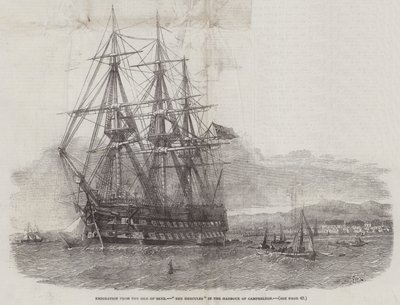 スカイ島からの移住、キャンベルトン港のヘラクレス 作： Edwin Weedon