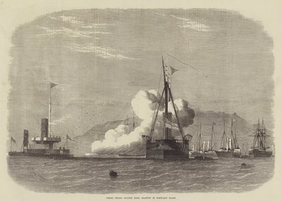 ポートランド道路でHMSグラットンに対する裁判を開始 作： Edwin Weedon