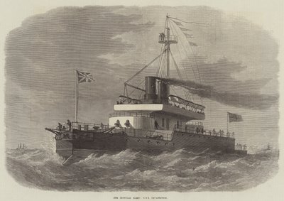 アイアンクラッド艦隊、HMS Devastation 作： Edwin Weedon