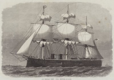 私たちの鉄クラッド艦隊、HMSヘラクレス 作： Edwin Weedon