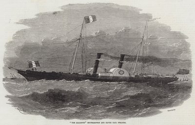アライアンスサウサンプトンとハバーメール汽船 作： Edwin Weedon