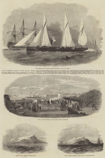 アルバート王子の船乗りの家への訪問 作： Edwin Weedon