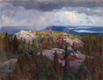 Landschaft（コリからの風景）。 1918 作： Eero Järnefelt