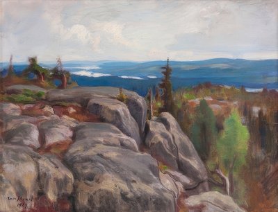 Landschaft（コリからの風景）。 1929 作： Eero Järnefelt
