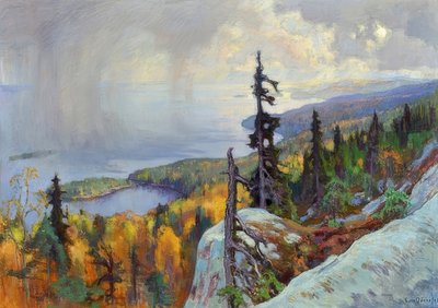 Landschaft（コリからの風景）。 1930 作： Eero Järnefelt