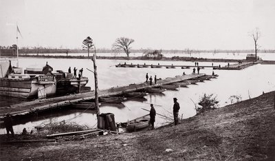 舟橋、1861 年から 65 年。 作： Egbert Guy Fowx