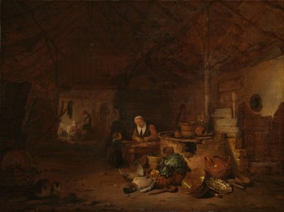 納屋の内部 作： Egbert Lievensz. van der Poel
