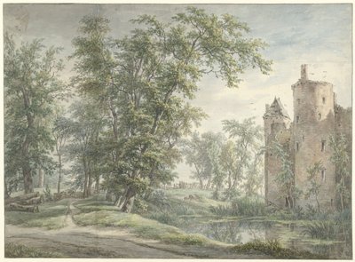 デ・ハー家の廃墟 作： Egbert van Drielst