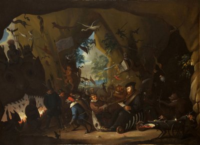 地獄のカルヴァン 作： Egbert van Heemskerk the Younger