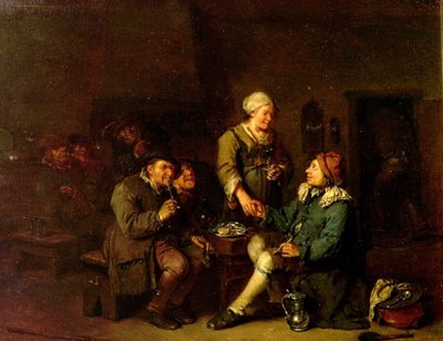 喫煙者と居酒屋のインテリア 作： Egbert van the Elder Heemskerck
