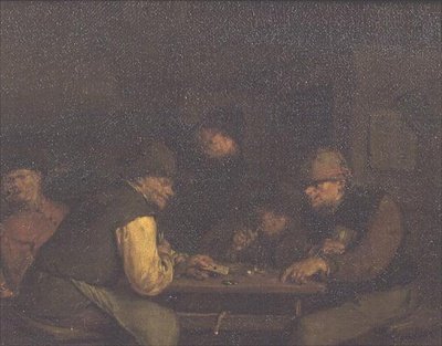 カードプレーヤー」1655年～60年頃（油彩・キャンバス） 作： Egbert van the Elder Heemskerck