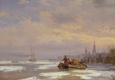 氷の船、1854 作： Egidius Linnig