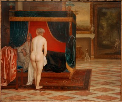 カンデュールスの妻が発見した、隠れたギュゲス 作： Eglon Hendrik van der Neer