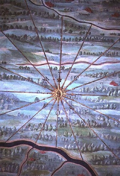 太陽の光」（「Galleria delle Carte Geografiche」からの抜粋 作： Egnazio Danti