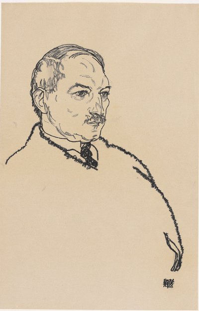 アウグストレデラー、1918年 作： Egon Schiele