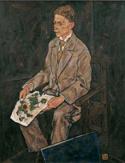 肖像博士 フランツ・マルティン・ハーバーディッツル 作： Egon Schiele
