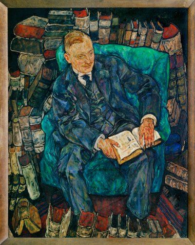 ビルドニス フーゴ・コラー博士...（キャンバスに絵画） 作： エゴンシーレ