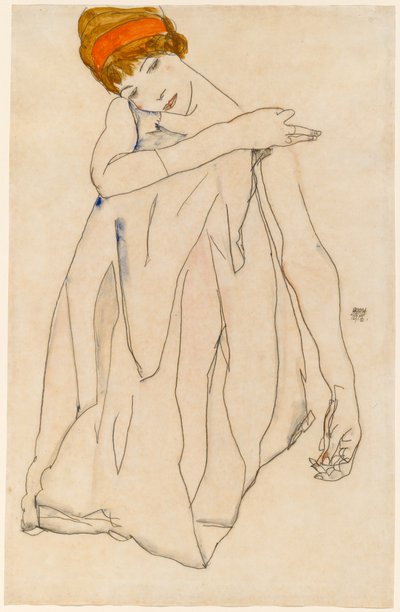 踊り子 作： Egon Schiele