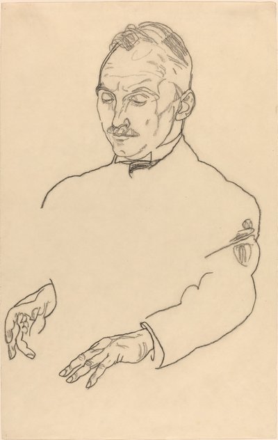 博士 コリアー 作： Egon Schiele