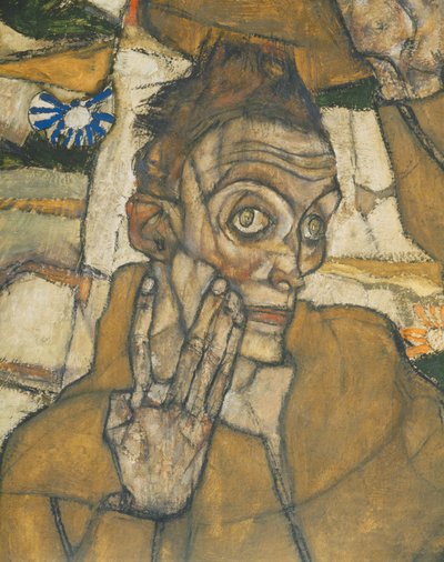 盲人III、盲人...（油彩、水彩、キャンバス 作： Egon Schiele