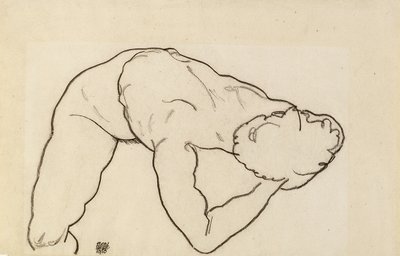 女性のヌード、1918 作： Egon Schiele