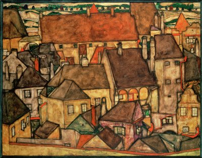 黄色い街... 作： Egon Schiele