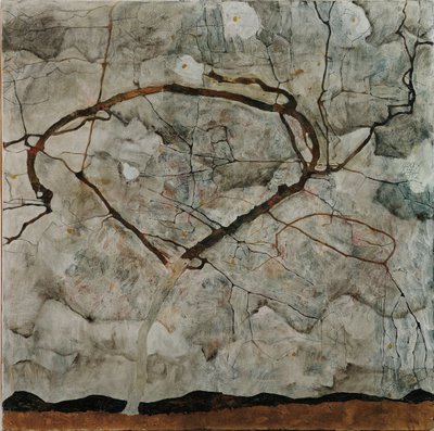 攪拌空気の秋の木（冬の木） 作： Egon Schiele