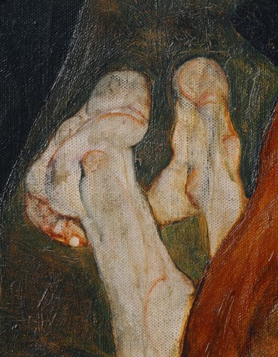 カルディナルとノンネ、枢機卿と修道女（油彩・カンヴァス） 作： Egon Schiele