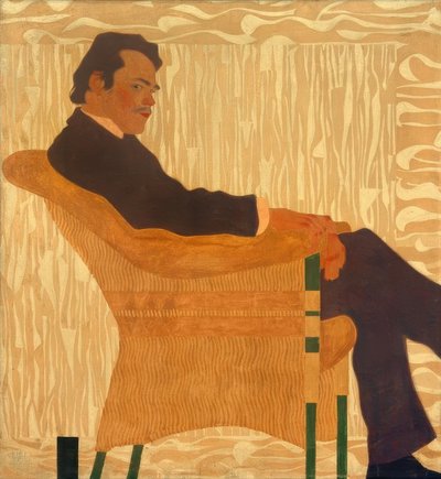 画家ハンス・マスマンの肖像 作： Egon Schiele