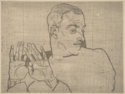 アーサー・レスラーの肖像画 作： Egon Schiele