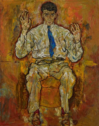 Gütersloh（1887-1973）によるパリの肖像 作： Egon Schiele