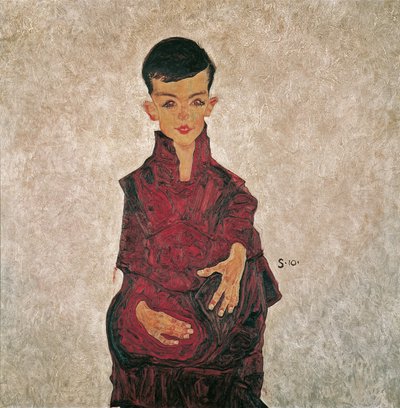 ライナーボーイ（ハーバート・ライナーの肖像） 作： Egon Schiele