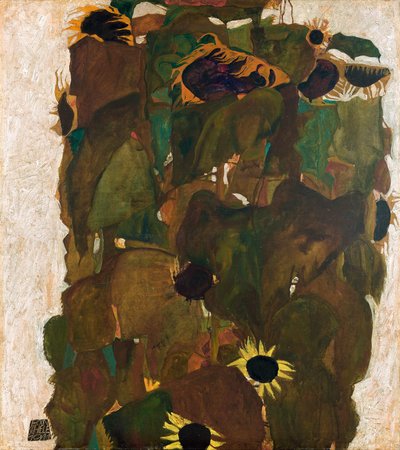 ひまわりⅠ 作： Egon Schiele