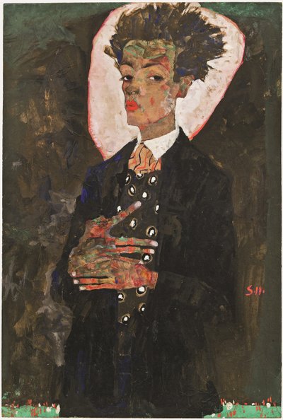 不明な画像 作： Egon Schiele