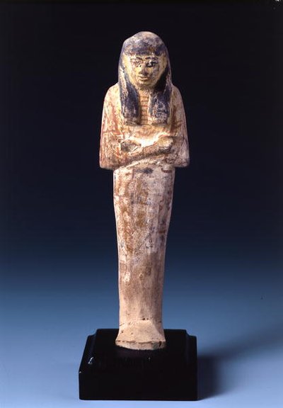シャブティフィギュア（塗装石） 作： Egyptian