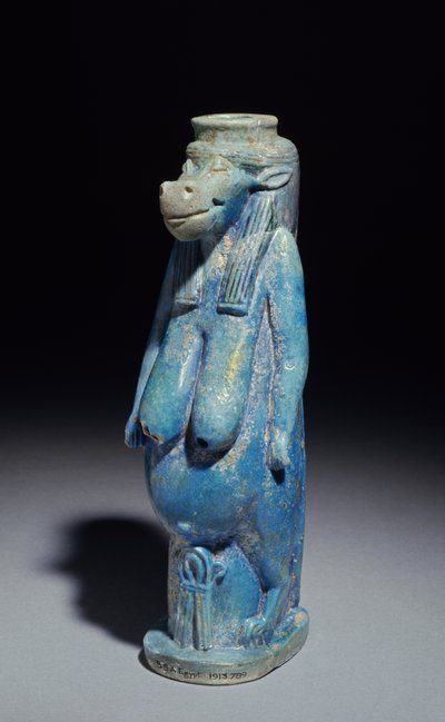 カバの女神タウエレト、おそらく後期、紀元前664〜332年 作： Egyptian
