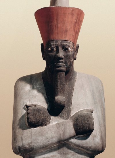 メントゥホテップ2世像（砂岩塗装 作： Egyptian 11th Dynasty