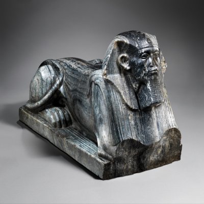 スフィンクスとしてのSenwosret III、紀元前1850年頃（片麻岩） 作： Egyptian 12th Dynasty