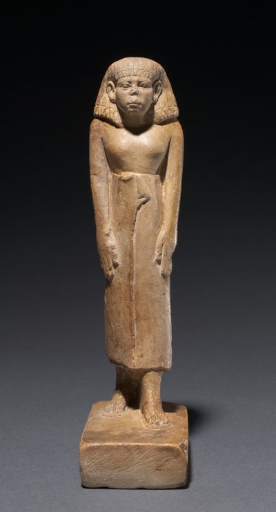 男の小像、紀元前1859-1648年 作： Egyptian 12th Dynasty