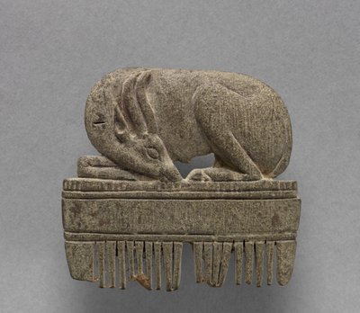 ガゼルとくし、紀元前1391- 1353年 作： Egyptian 18th Dynasty